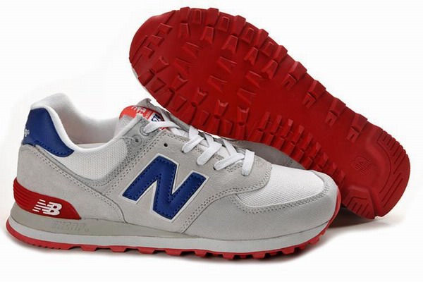 new balance 574 blue and red